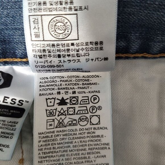 Mens 559 Levis Jeans Relaxed Straight Size 46x29 - Picture 4 of 11